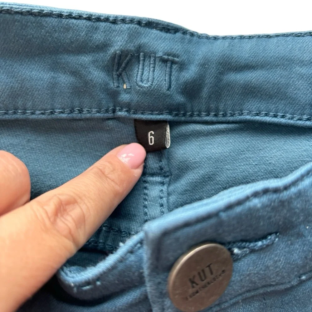 NWT Kut from the Kloth high-rise Ankle Skinny Jean Size 6 in Mountain Blue - Picture 6 of 7